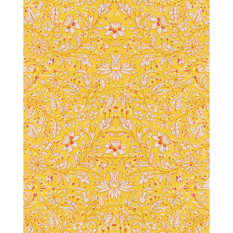 COUNTRYSIDE FLORAL Apricot, Yellow/Red/Tan