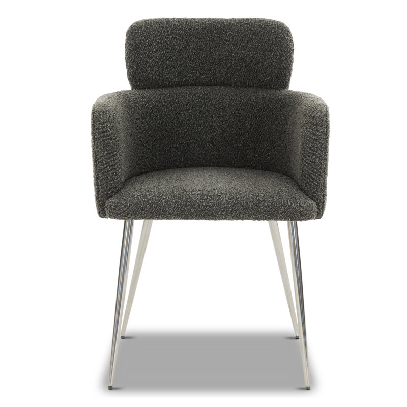 Atlas Dining Chair In Juniper Green Boucle