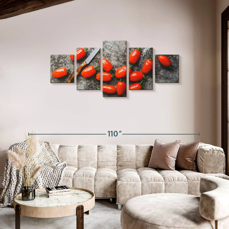 Succulent Tomatoes, 36" H x 80" W