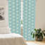 Rose Floral Semi-Sheer Rod Pocket Curtain Panels-32055482