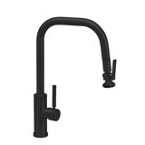 Fulton Industrial Plp Pulldown Faucet - Angled Spout - Lever Sprayer