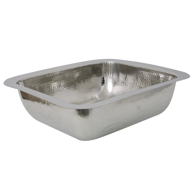 Brightwork 17.5'' L Single Bowl Stainless Steel Kitchen Sink