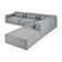 Canapé modulaire Mix avec repose-pieds