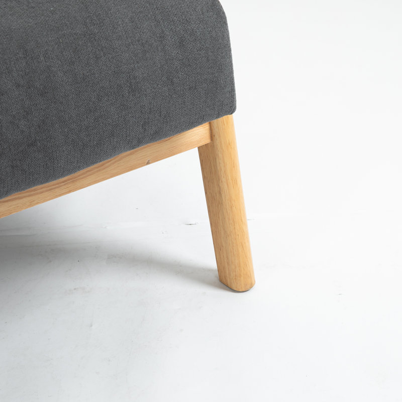 Fauteuil d'appoint 22,8 po Mid Century, Grey