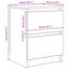  TV Cabinet 35x54 Cm Engineered Wood-185525285-185525276