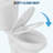 Two Piece Elongated Toilet, 19" ADA Comfort Height, Dual Flush, Soft-Close Seat, 12" Rough-In