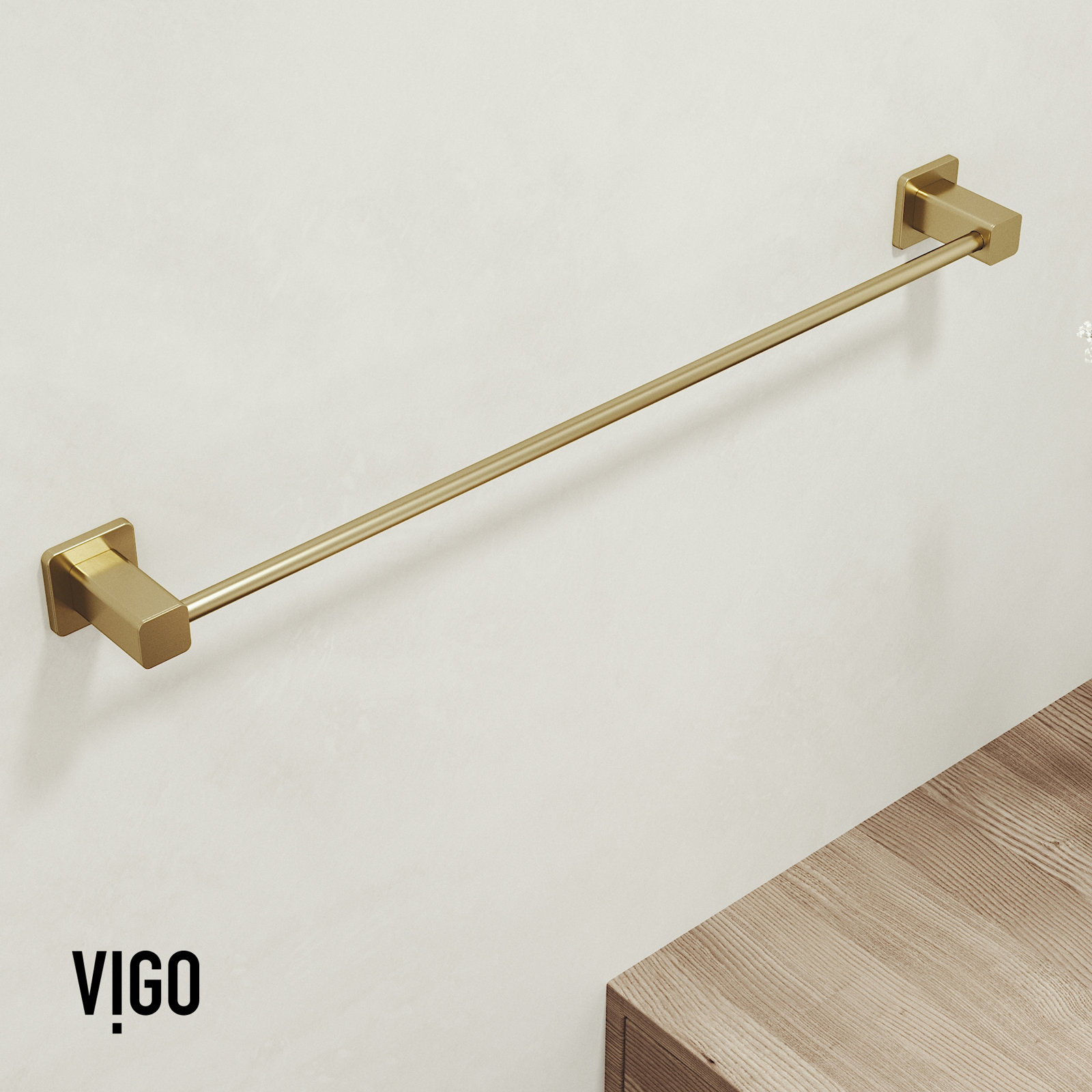 Meridian 4-Piece Bathroom Hardware Set, Gold