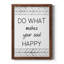 «Your Soul Happy», art textuel sur toile-61336225-61336233
