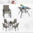 Basima 4 - Person Patio Dining Set with Square Table