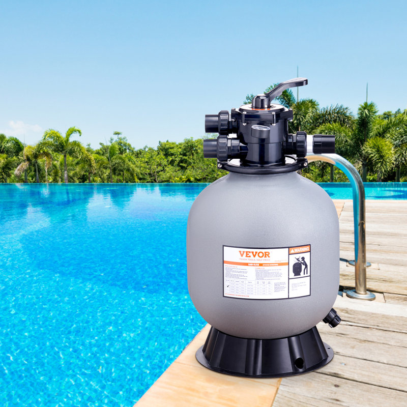 Sand Filter, Up to 45 GPM Flow Rate, Above Inground Swimming Pool