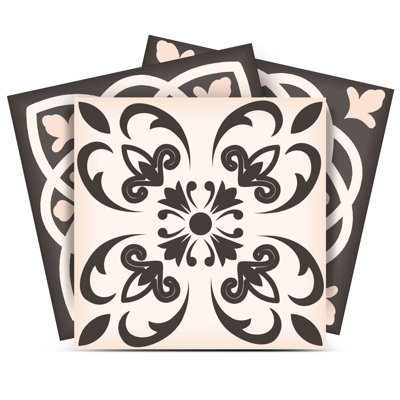 4'' W x 4'' L Vinyl Peel and Stick Mosaic Tile