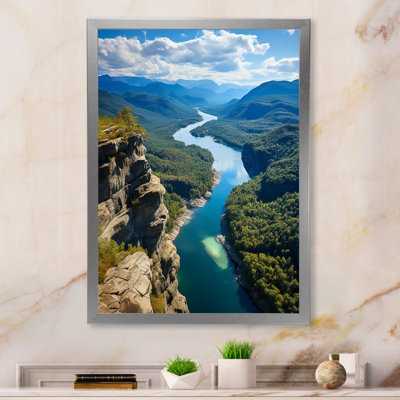 «USA Adirondack Mountains New York V», reproduction sur toile encadrée