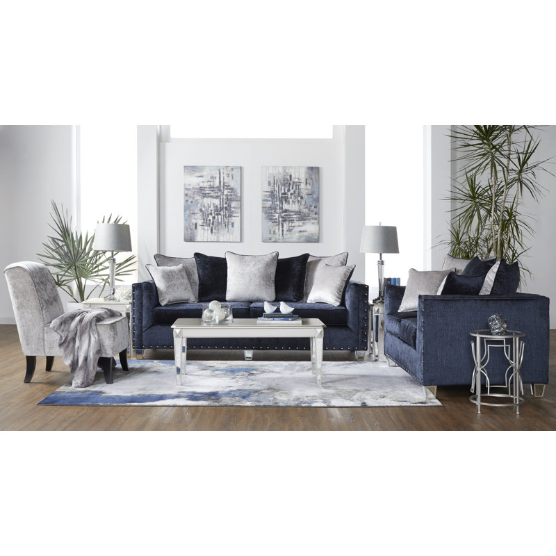 Baumer 66'' Upholstered Loveseat, DaVinci Woodsmoke