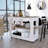 2-Drawer 2-Shelf Kitchen Island