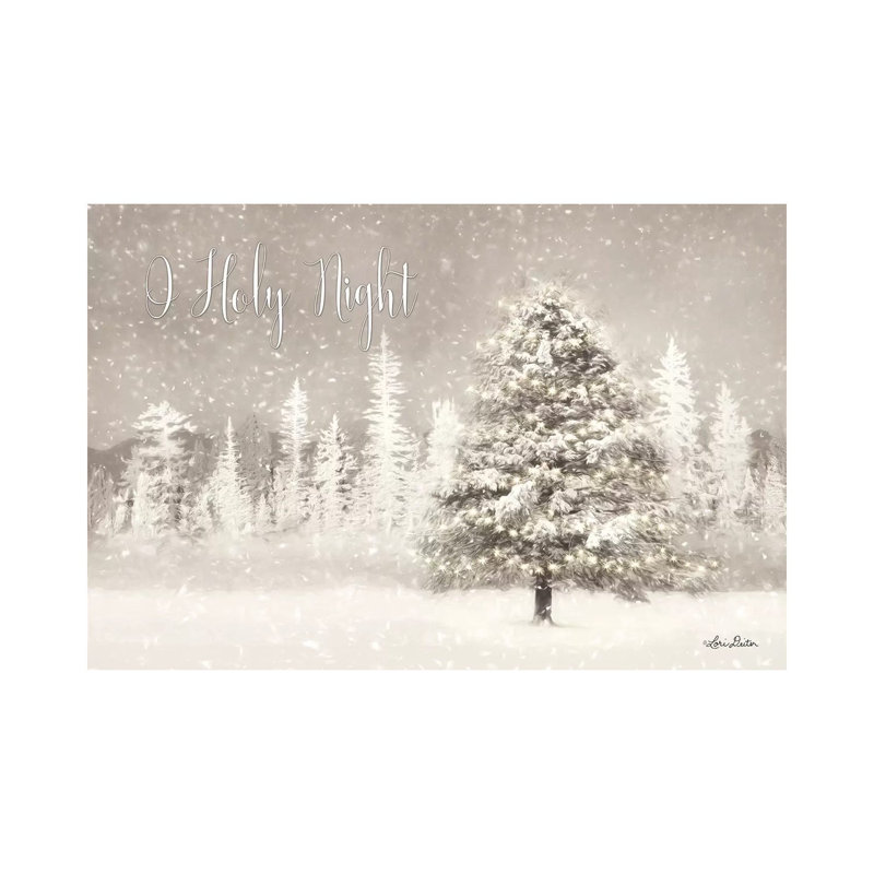 O O Night par Lori Deiter, reproduction d'art sur toile tendue, H 8 po x l 12 po x P 0,75 po