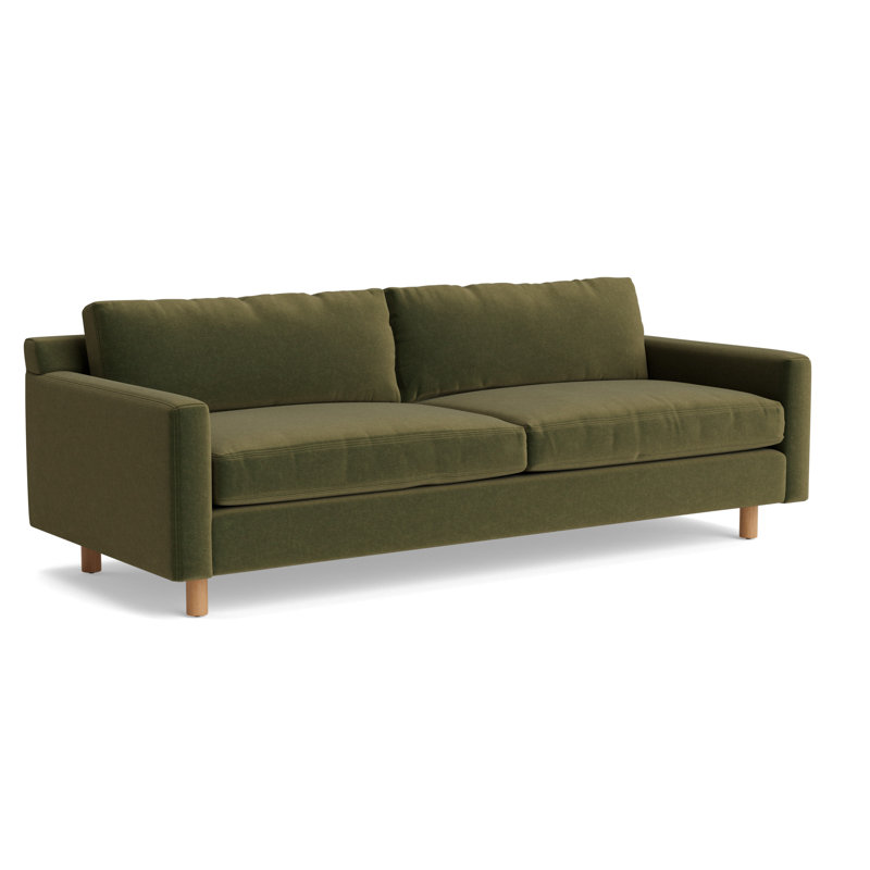 Hunter No Welt 90 Sofa, Performance Velvet - Balsam, Natural