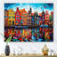 City Amsterdam Popart I - impressions sur toile Amsterdam-1928386877-1928386874