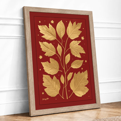 Gilded Botanica Botanical - Framed Print