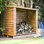 202 W x 102 D Wood Log Store