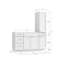 Meuble-lavabo simple 60 po Disar-111300911