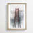 Through the Golden Gate Bridge in Abstract - Picture Frame Graphic Art Print-55769474-55769475