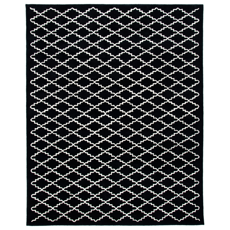 Carolene Hand Tufted Wool Geometric Rug, Rectangle 2' x 3'