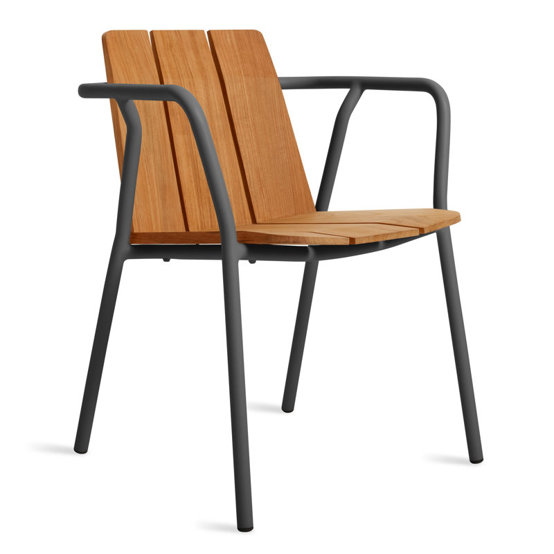 Offline Outdoor Dining Armchair, Carbon