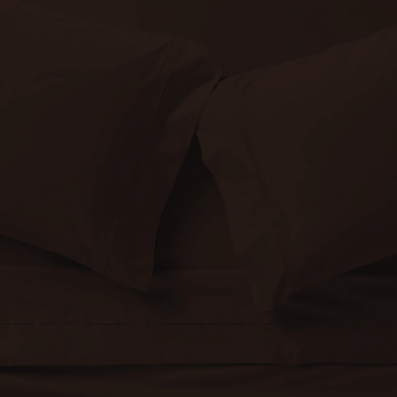 Ensemble de draps en microfibre Paarizaat 9000 Series, Très grand, Brun