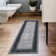 Non-Slip Bordered Area Rug For Living Room, Hallway Runner, Entryway Rug