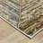 Genesis Distressed Modern Geometric Blue/Rust Area Rug-278067733