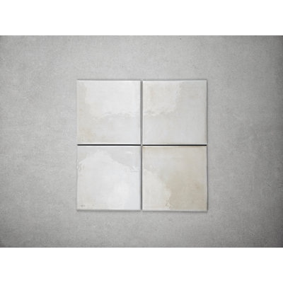 Carrelage poli ivoire 6 x 6