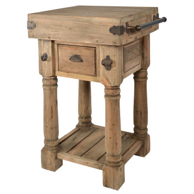 Mousseau Wood Kitchen Island
