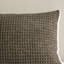Couette marron pour lit double/queen - Garnissage en chenille gaufrée - Literie réversible et chaude pour un repos paisible