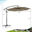 Parasol en porte-à-faux octogonal 10 pi Kunz-191782842