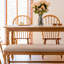 Solid wood oak dining table-108223522