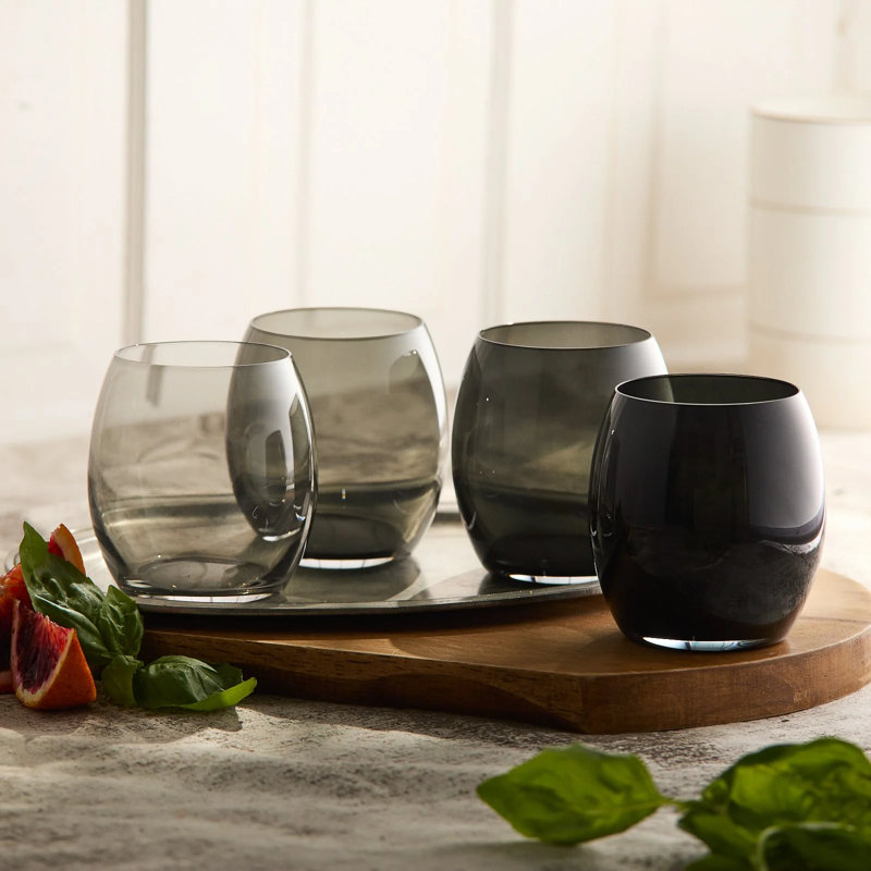 Les Nuages Ombre Tumbler Glasses, Gray