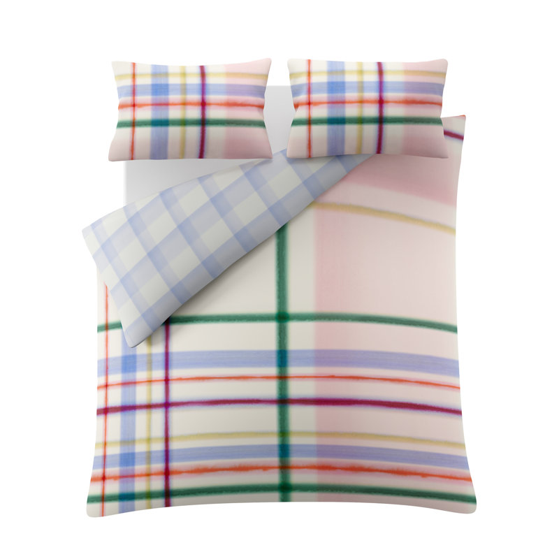 Edinburgh Plaid Piper Multi 200 Thread Count Bedset, Double Bed (200 x 200 cm)
