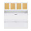 Unité de lit pliante verticale avec compartiment de rangement supérieur, lampe intégrée et connectivité USB-868246593