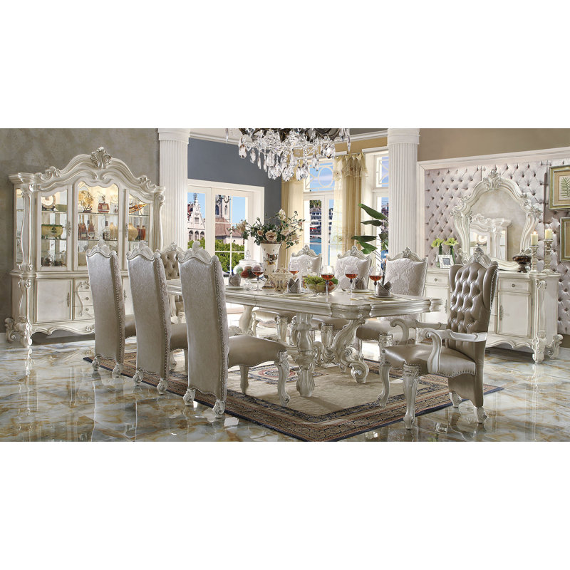 Vaisselier Versailles, Blanc os