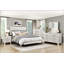 Commode de rangement contemporaine à 4 tiroirs en chêne gris pour une organisation et un style de chambre à coucher modernes