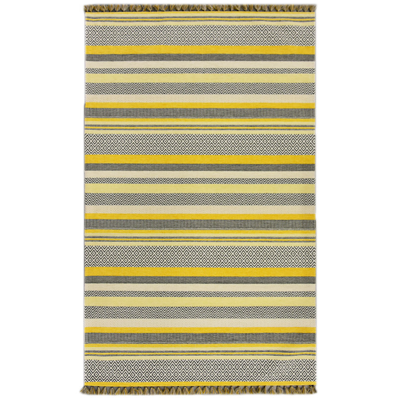 Aztec Striped Hand Woven Area Rug, Rectangle 160 x 230cm