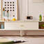 Meuble télé beige en bois massif-275559667