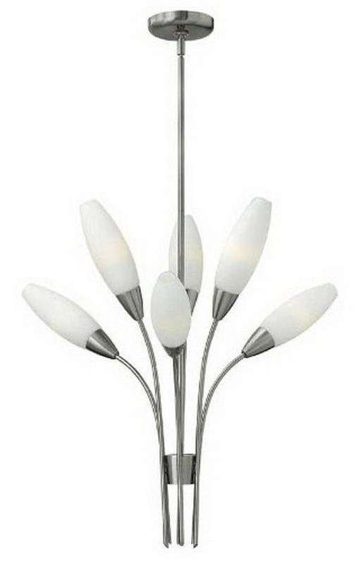 Lustree linéaire 6 lumières spoutnik modern Aumiller