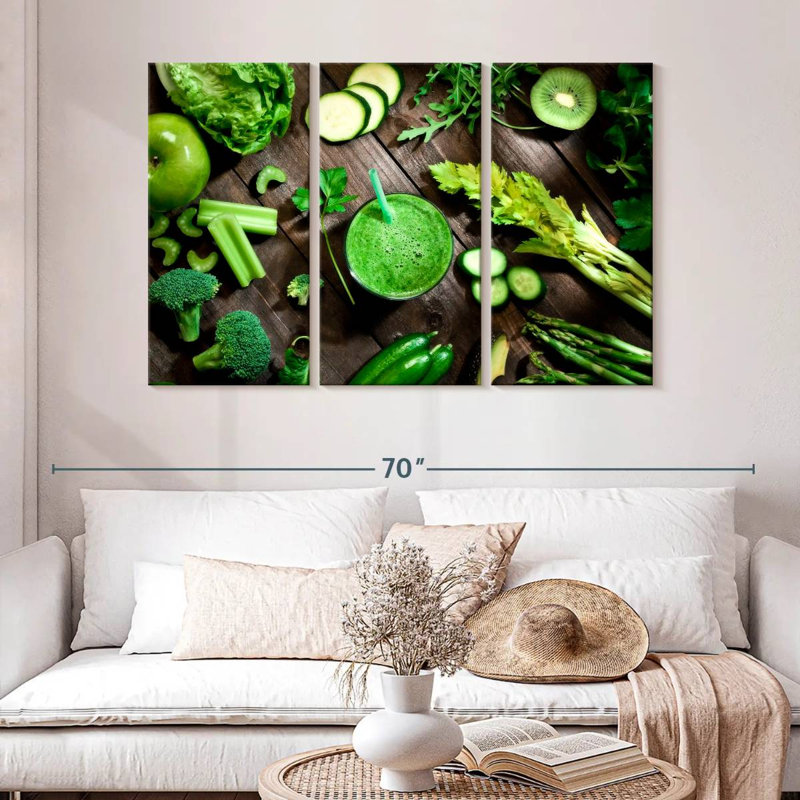 Vegetable Smoothie, 32" H x 50" W