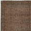 Tapis en laine rétro de 5,2 x 9 pi de couleur brune pour des intérieurs modernes. Fabriqué à la main en Turquie