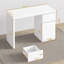 Bureau d'ordinateur avec tiroir - Bureau en bois avec armoires de rangement-1439816730-1433010226