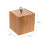 Petit contenant de rangement pour salle de bain en bambou 