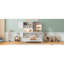 Lit escamotable simple de petite taille, bois MDF durable, solution de rangement moderne pour les maisons compactes