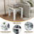 Arol 24" Square Glass End Table With Storage Shelf-2023168716