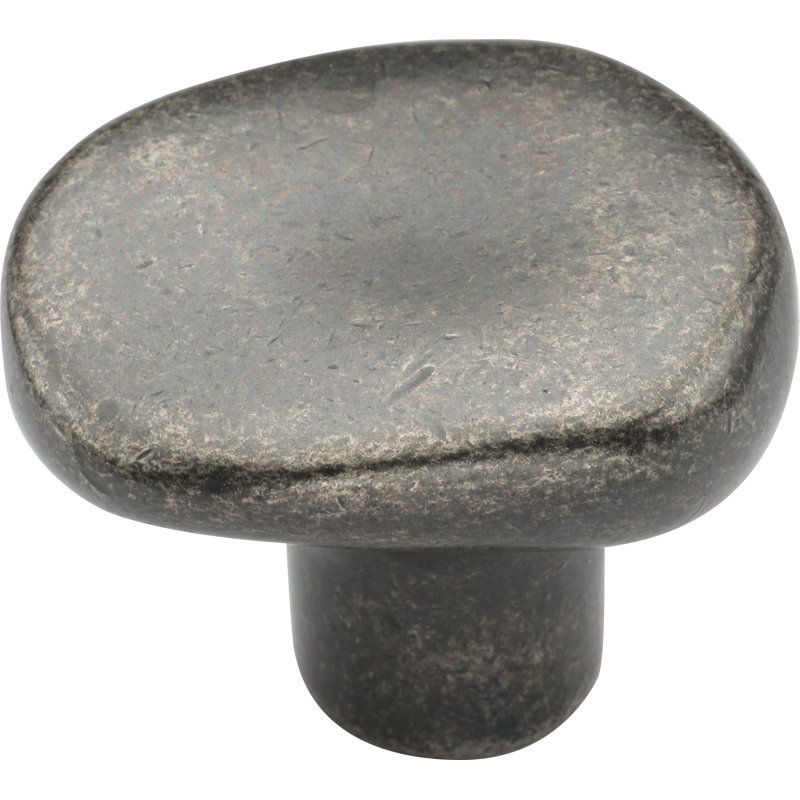 Poignée d'armoire ronde biologique, Bronze blanc moyen